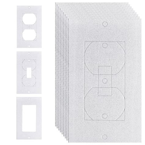 thick square junction box gaskets|wall outlet insulation gaskets.